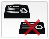 電池が膨張している・電池がない